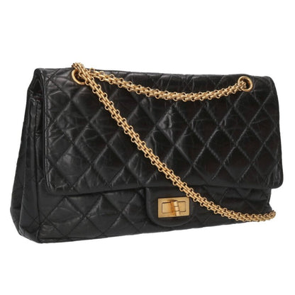 CHANEL 2.55 Large Aged Calfskin Double Flap Size ONE SIZE