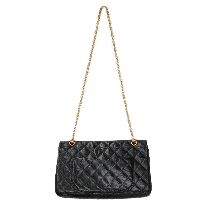 CHANEL 2.55 Large Aged Calfskin Double Flap Size ONE SIZE