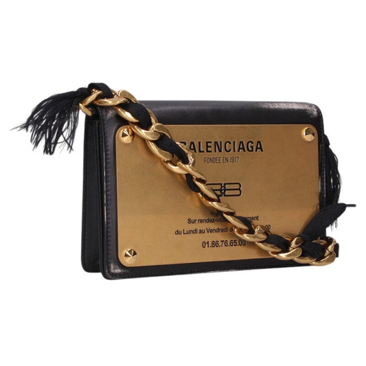 BALENCIAGA 832560 2ABUO Logo Plate Chain Size ONE SIZE