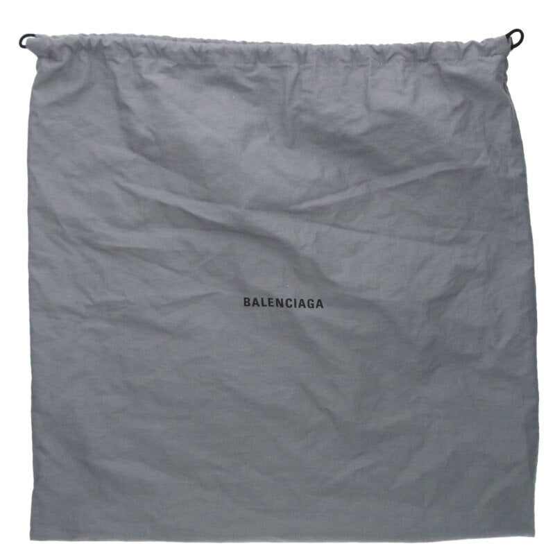 Balenciaga Crushed tote Limited edition charm chain shoulder bag Black x Gold