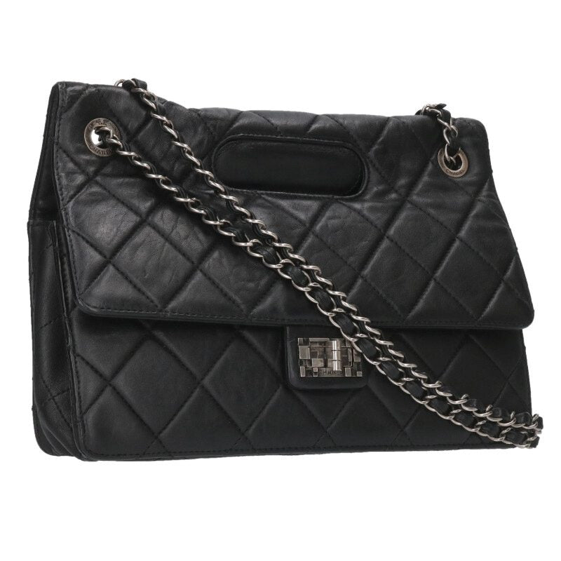 CHANEL 2.55 Calfskin Chain Shoulder Bag Size ONE SIZE