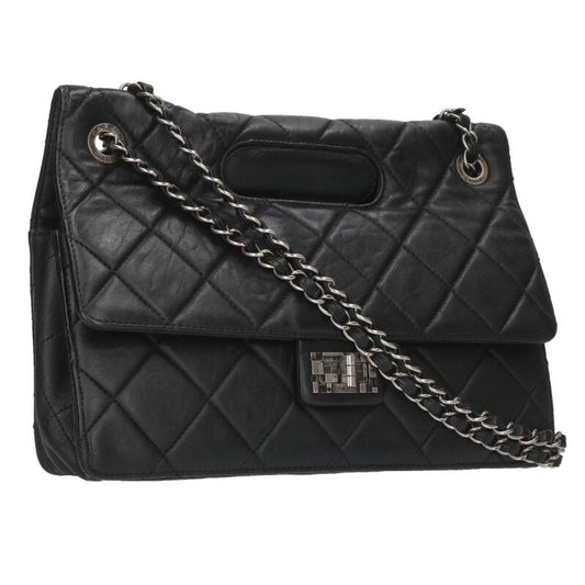 CHANEL 2.55 Calfskin Chain Shoulder Bag Size ONE SIZE