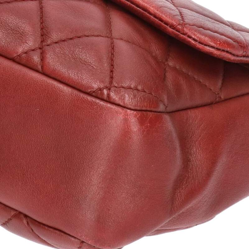 CHANEL Matelasse Lambskin Chain Shoulder Bag Size ONE SIZE