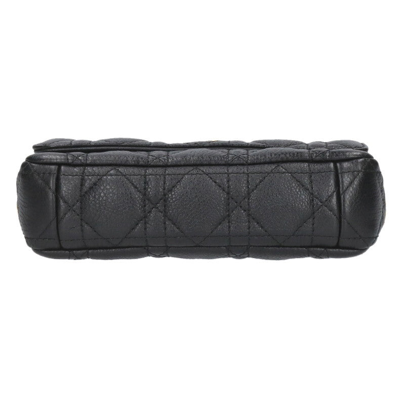 Christian Dior Caro Quilted 2-Way Shoulder Bag Size ONE SIZE