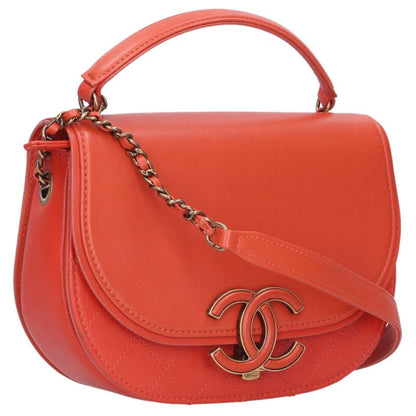 CHANEL Coco Curve Calfskin Chain Shoulder Bag Size ONE SIZE