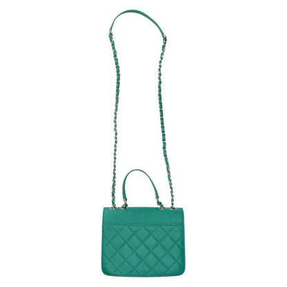 CHANEL Half Coco Caviar Skin Chain Shoulder Size ONE SIZE