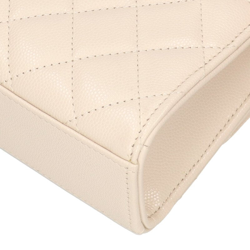 CHANEL Top Handle Coco Mark Quilted Shoulder Size ONE SIZE
