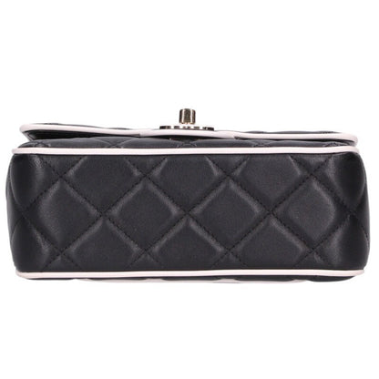 CHANEL Coco Mark Quilted Flap Shoulder Bag Size ONE SIZE