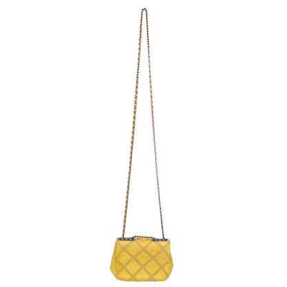CHANEL Mini Matelasse Lambskin Chain Shoulder Size ONE SIZE