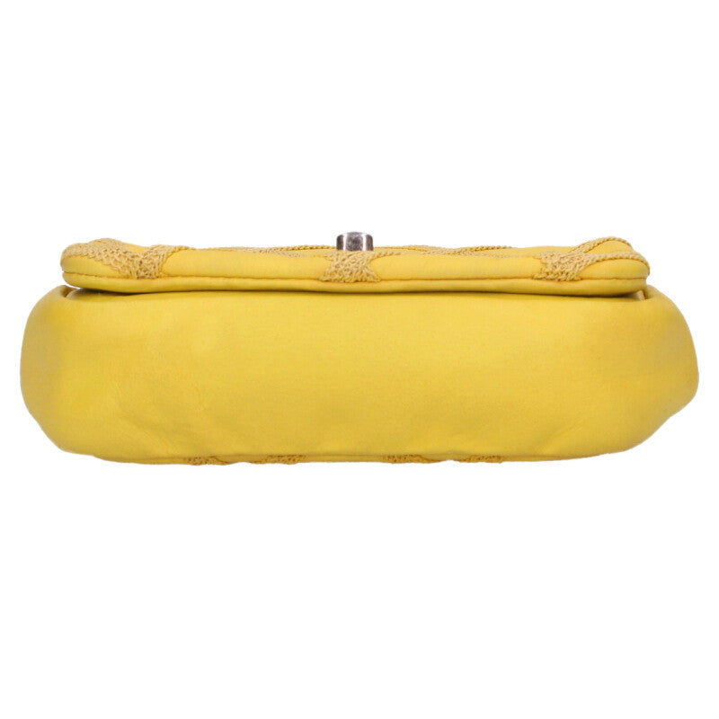 CHANEL Mini Matelasse Lambskin Chain Shoulder Size ONE SIZE