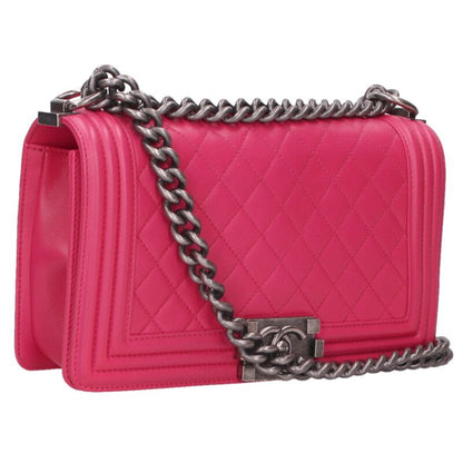 CHANEL Boy Chanel 25 Lambskin Chain Shoulder Size ONE Multi