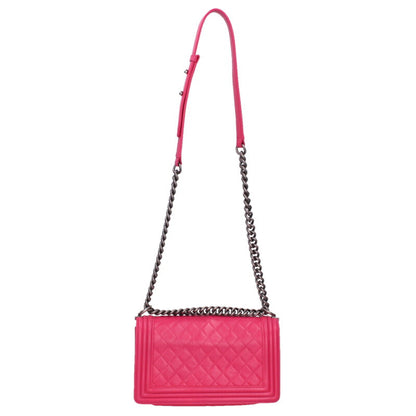 CHANEL Boy Chanel 25 Lambskin Chain Shoulder Size ONE Multi