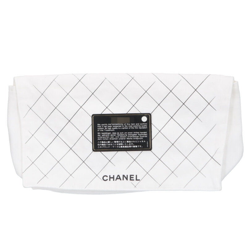 CHANEL 2.55 Velvet W Flap Chain Shoulder Bag Size ONE SIZE