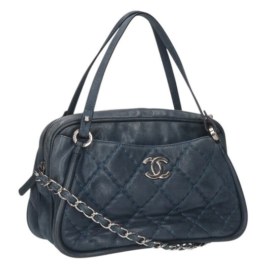 CHANEL Matelasse Suede Leather Chain SHB Multi Size ONE SIZE