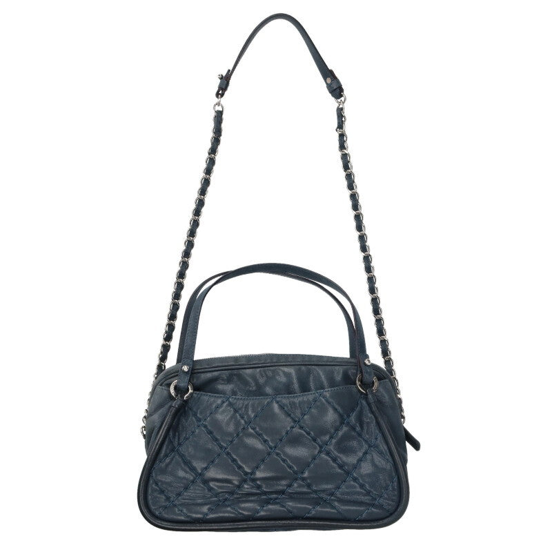 CHANEL Matelasse Suede Leather Chain SHB Multi Size ONE SIZE
