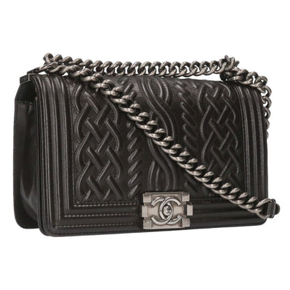 CHANEL Boy Chanel 25 Design Stitch Lambskin Size ONE SIZE