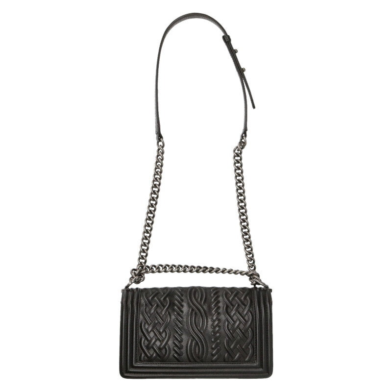 CHANEL Boy Chanel 25 Design Stitch Lambskin Size ONE SIZE