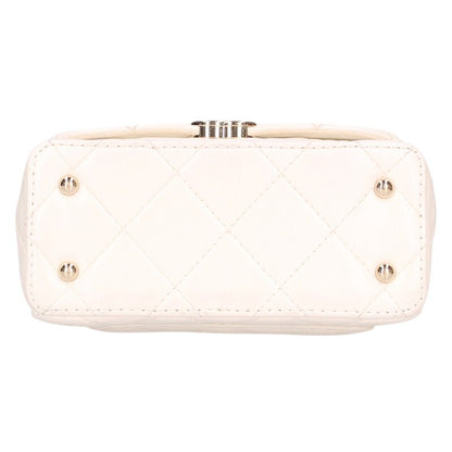 CHANEL Small Box Lambskin Chain Shoulder Bag Size ONE SIZE