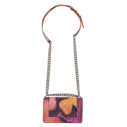 CHANEL Boy Chanel 20 Lambskin Chain Bag Multi Size ONE SIZE