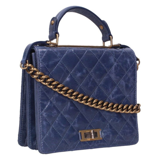CHANEL Top Handle Calfskin Shoulder Bag Size ONE SIZE