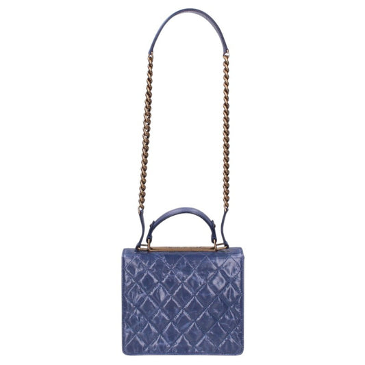 CHANEL Top Handle Calfskin Shoulder Bag Size ONE SIZE