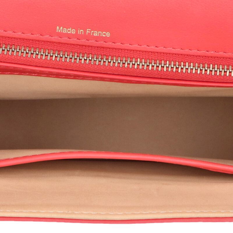 DELVAUX Tempête MM Calfskin Bag Red Size ONE SIZE