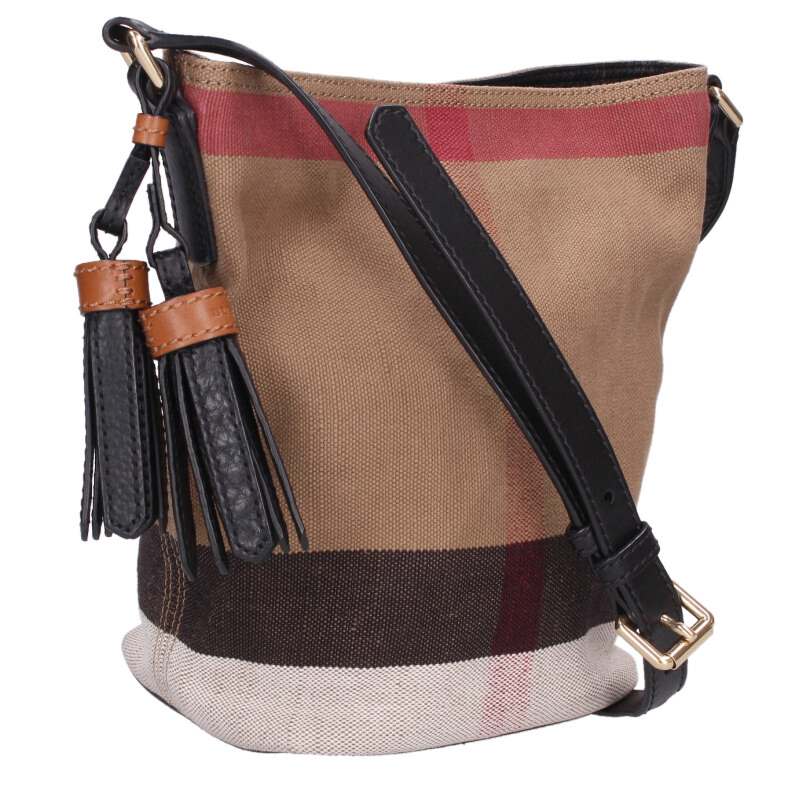 Burberry Check Crossbody Shoulder Bag Beige Size ONE SIZE