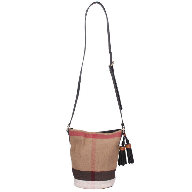 Burberry Check Crossbody Shoulder Bag Beige Size ONE SIZE