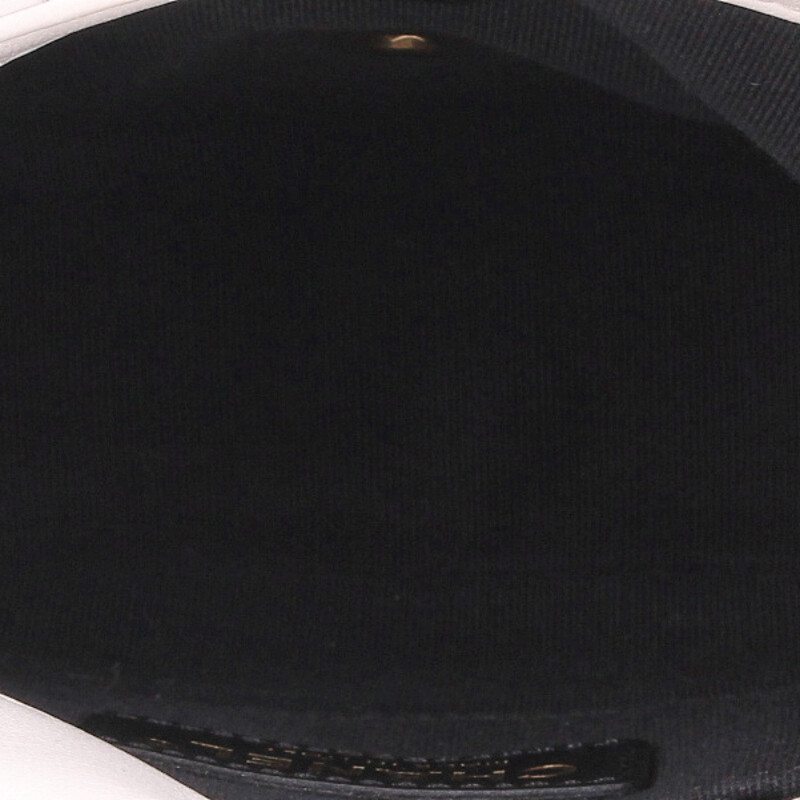 CHANEL Mini Matelasse Lambskin Chain Bag White Size ONE SIZE