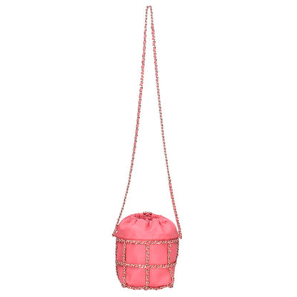 CHANEL AS2313 Coco Mark Chain Bag Pink Size ONE SIZE