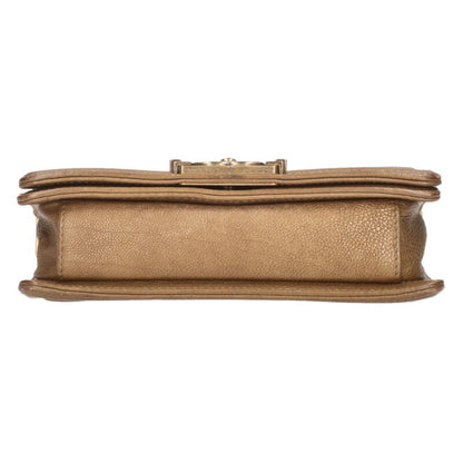CHANEL Boy Chanel 20 Python Chain Bag Gold Size ONE SIZE