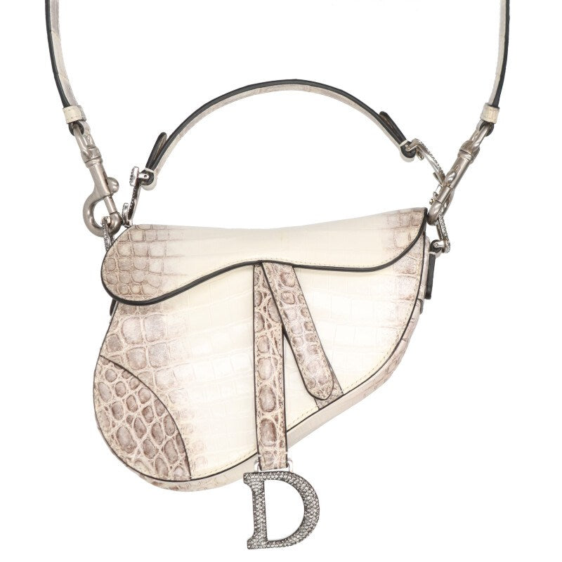 DIOR Saddle CD Accent Crocodile Bag Multi Size ONE SIZE