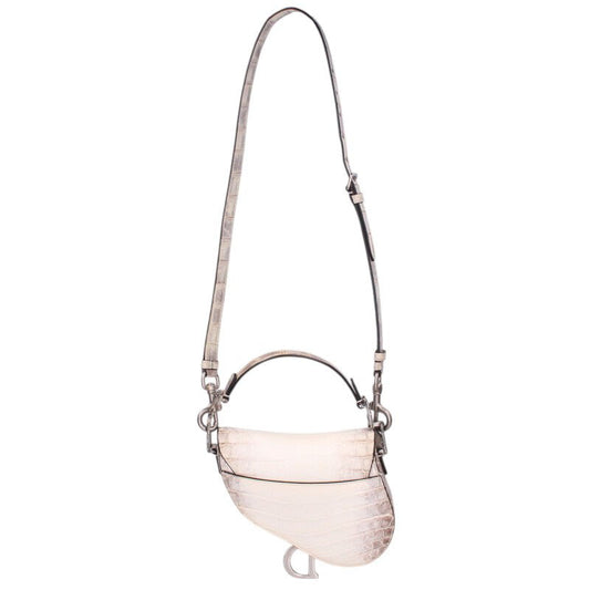 DIOR Saddle CD Accent Crocodile Bag Multi Size ONE SIZE