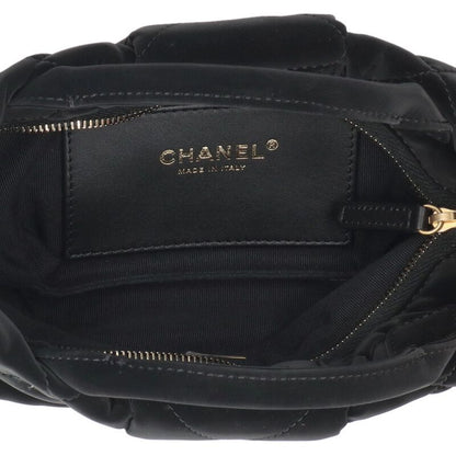 CHANEL Mini Bow Velvet Bag Black/Gold Size ONE SIZE