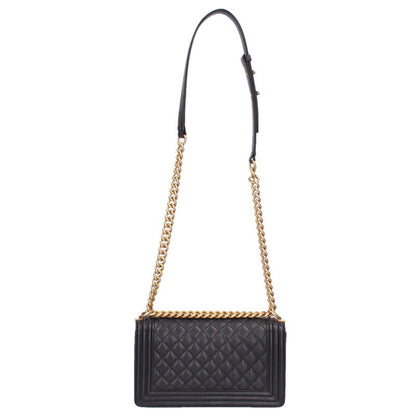 CHANEL Boy Chanel 25 Caviar GHW Chain Multi Size ONE SIZE