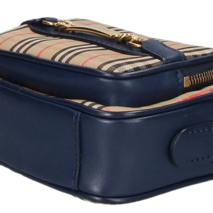 Burberry Nova Check Camera Bag Beige/Navy Size ONE SIZE