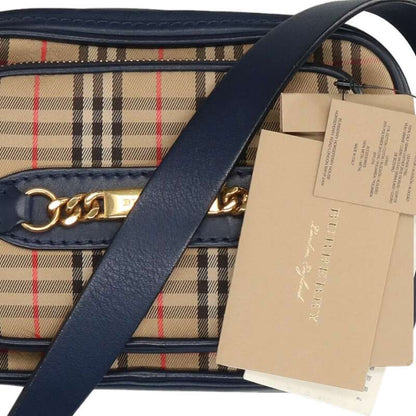 Burberry Nova Check Camera Bag Beige/Navy Size ONE SIZE