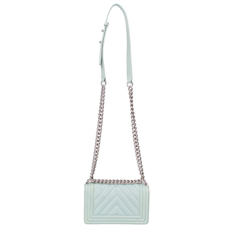 CHANEL Boy Chanel 20 Chevron Caviar Chain Size ONE SIZE