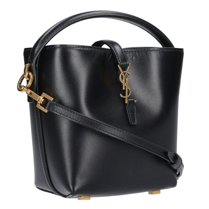 SAINT LAURENT PARIS LE37 Mini Calfskin Bucket Size ONE SIZE