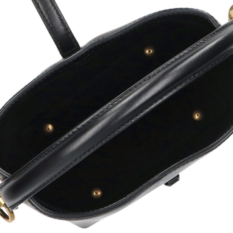 SAINT LAURENT PARIS LE37 Mini Calfskin Bucket Size ONE SIZE