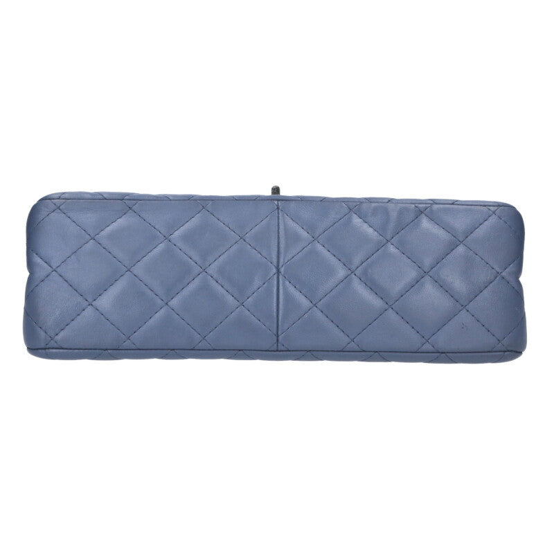 CHANEL 2.55 Lambskin Double Flap Shoulder Bag Size ONE SIZE