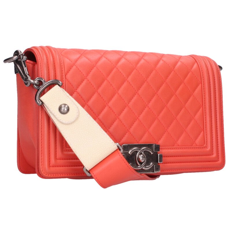 CHANEL Boy Chanel 25 Lambskin Chain Shoulder Size ONE SIZE
