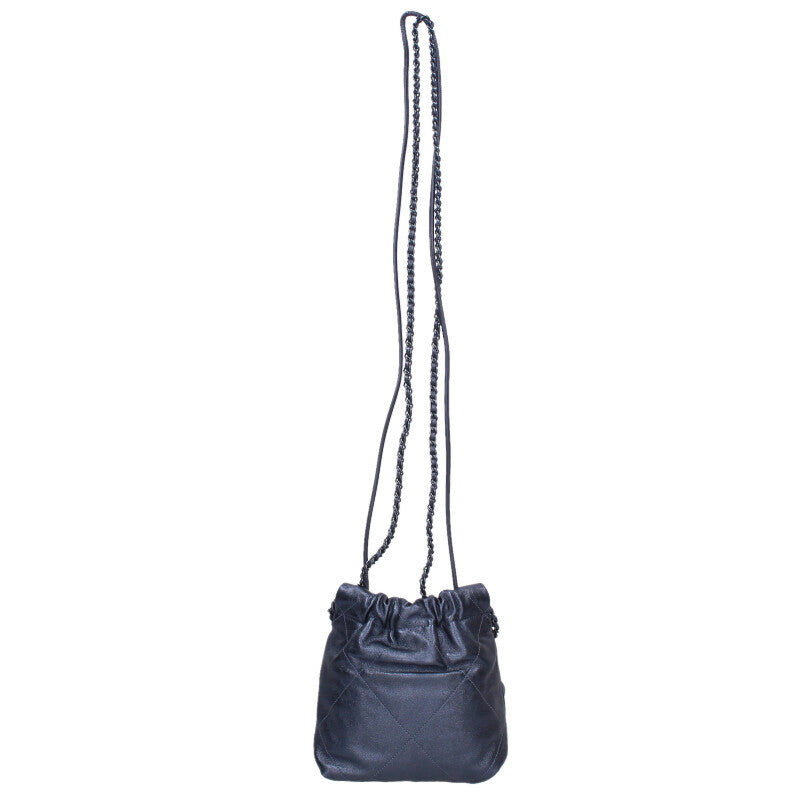 CHANEL 22 Mini Metallic Calfskin Chain Size ONE SIZE