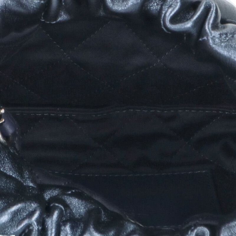 CHANEL 22 Mini Metallic Calfskin Chain Size ONE SIZE