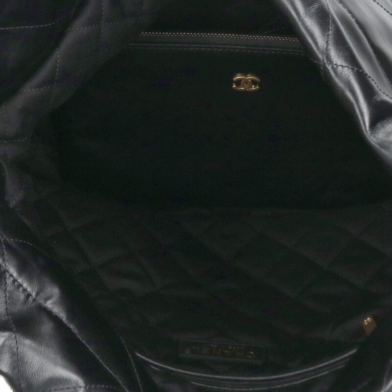 CHANEL 22 Shiny Calfskin Gold Hardware Size ONE SIZE