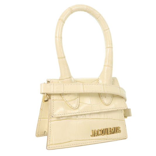 JACQUEMUS Chiquito Embossed 2-Way Shoulder Bag Size ONE SIZE