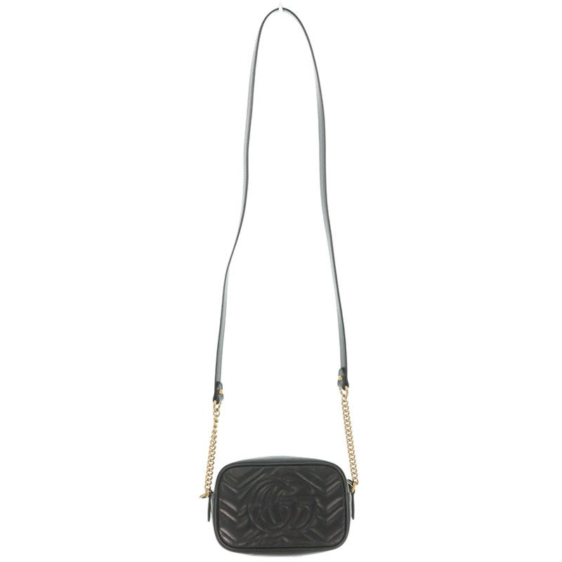 GUCCI GG Marmont Leather Shoulder Bag Size ONE SIZE