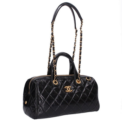 CHANEL AS5579 Patent Calfskin Chain 2WAY Bag Size ONE SIZE