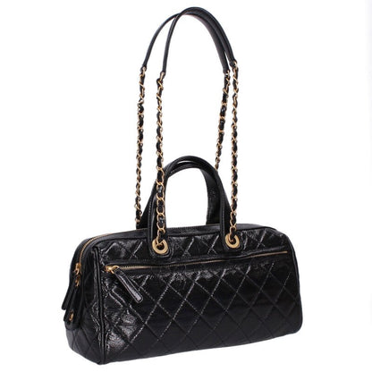 CHANEL AS5579 Patent Calfskin Chain 2WAY Bag Size ONE SIZE