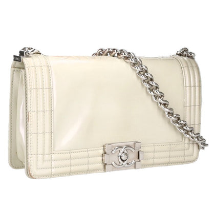 CHANEL Boy Chanel 25 Enamel Chain Shoulder Bag Size ONE SIZE